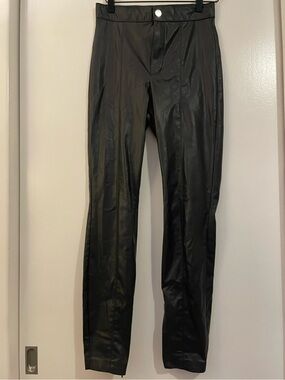 ZARA Vegan Leather Trousers